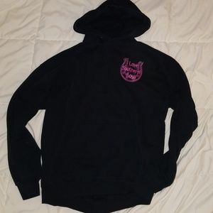 Black "cowgirl up" hoodie